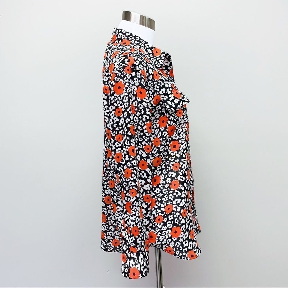 Banana republic poppy button down top - Picture 3 of 7